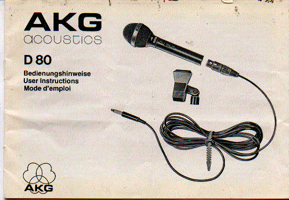 microphone instruction manual , user guide