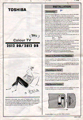  television    instruction manual users guide