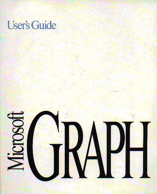 microsoft  graph version 3.0  instruction manual users guide
