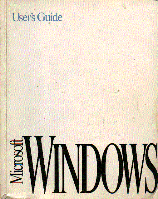 microsoft windows V3.1 user guide