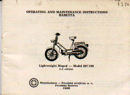owners instruction book