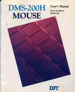 DMS 200H mouse  instruction manual