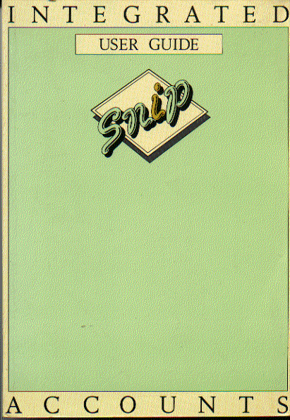 snip integrated accounts user manual