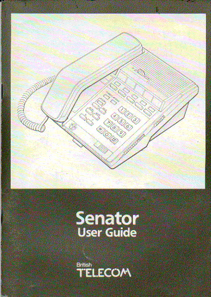 bt senator  telephone  user guide