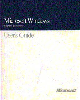 windows 3.0 instruction manual